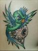 blue tattoo caf&#233;