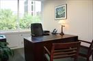 executive office with receptionist