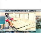 prime tile installation of hialeah