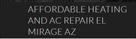 affordable heating ac repair el mirage az