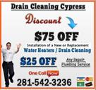 drain cleaning cypress