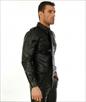 long sleeve leather shirt | proud to be a man of g