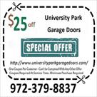 university park garage doors