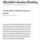 affordable columbus plumbing
