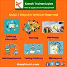 kunsh technologies shared 6 easy steps for web app
