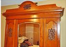antique  english oak armoire