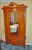 antique  english oak armoire