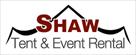 shaw tent event rental