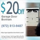 garage door bonham