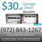 garage door rowlett