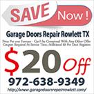 garage doors repair rowlett