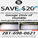 garage door of humble