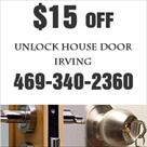 unlock house door irving