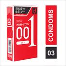 thinnest condom by okamoto 001 (0 01mm) (3 pcs)