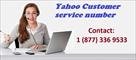 yahoo service support number  1 877 336 9533