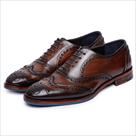 buy handcrafted brown oxford wingtips shoes for me