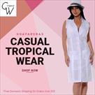 casual tropical wear