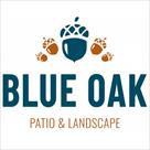 blue oak patio landscape