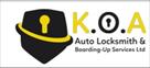 k o a auto locksmith boarding up services ltd