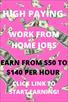 high paying work from home listings