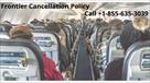 frontier airlines cancellation policy